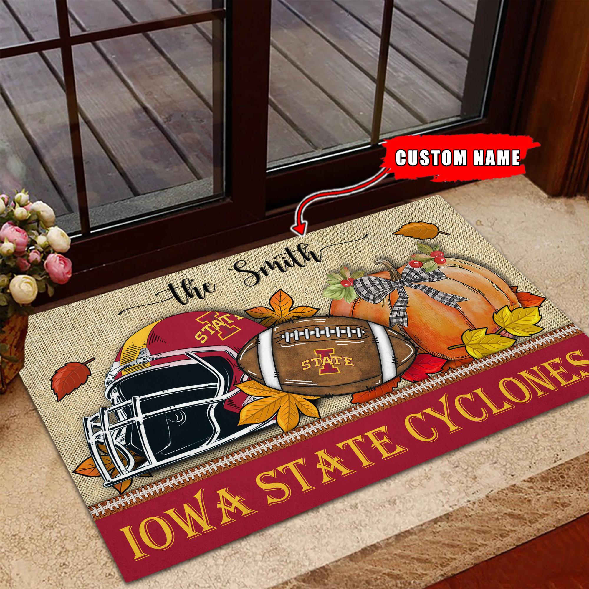 Iowa State Cyclones Welcome Fall Football Doormat