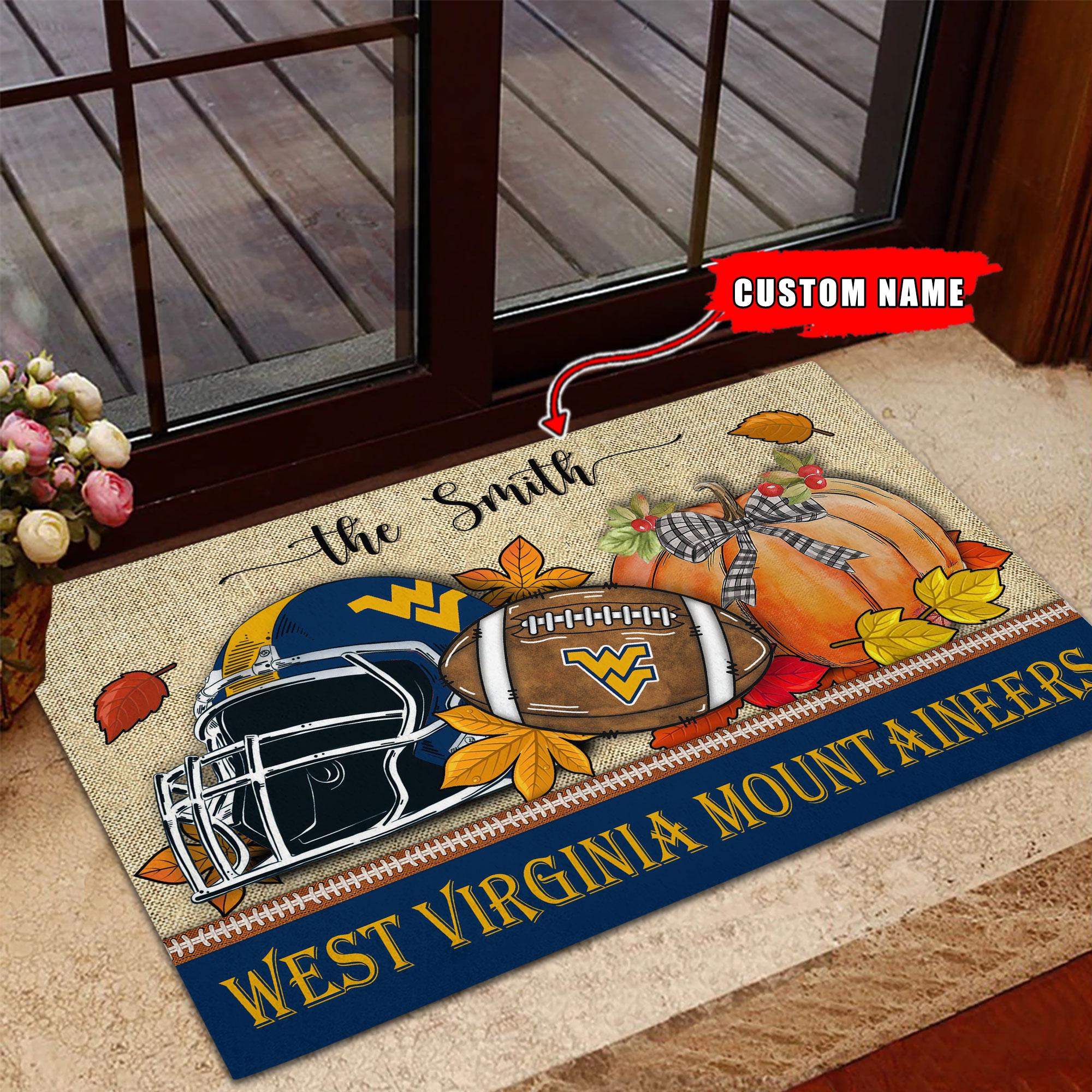 West Virginia Mountaineers Fall Football Doormat
