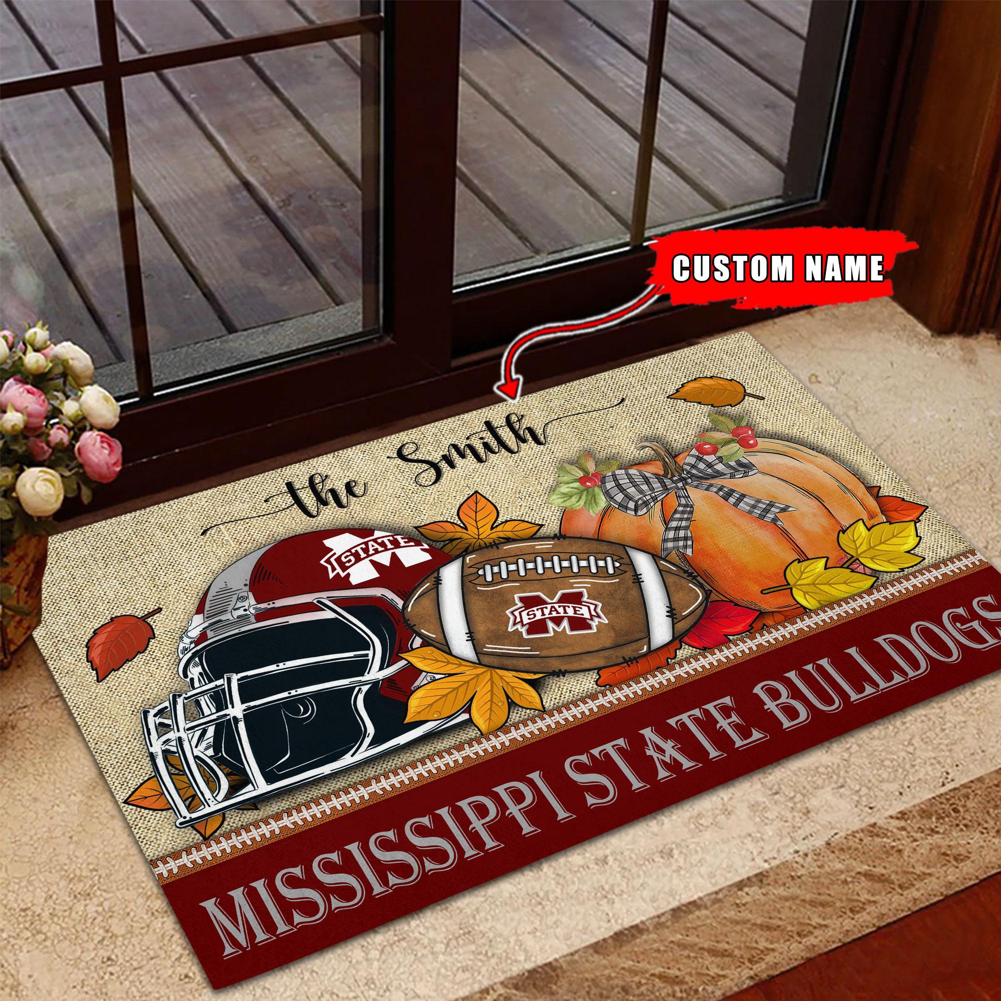 Mississippi State Bulldogs  Fall Football Doormat