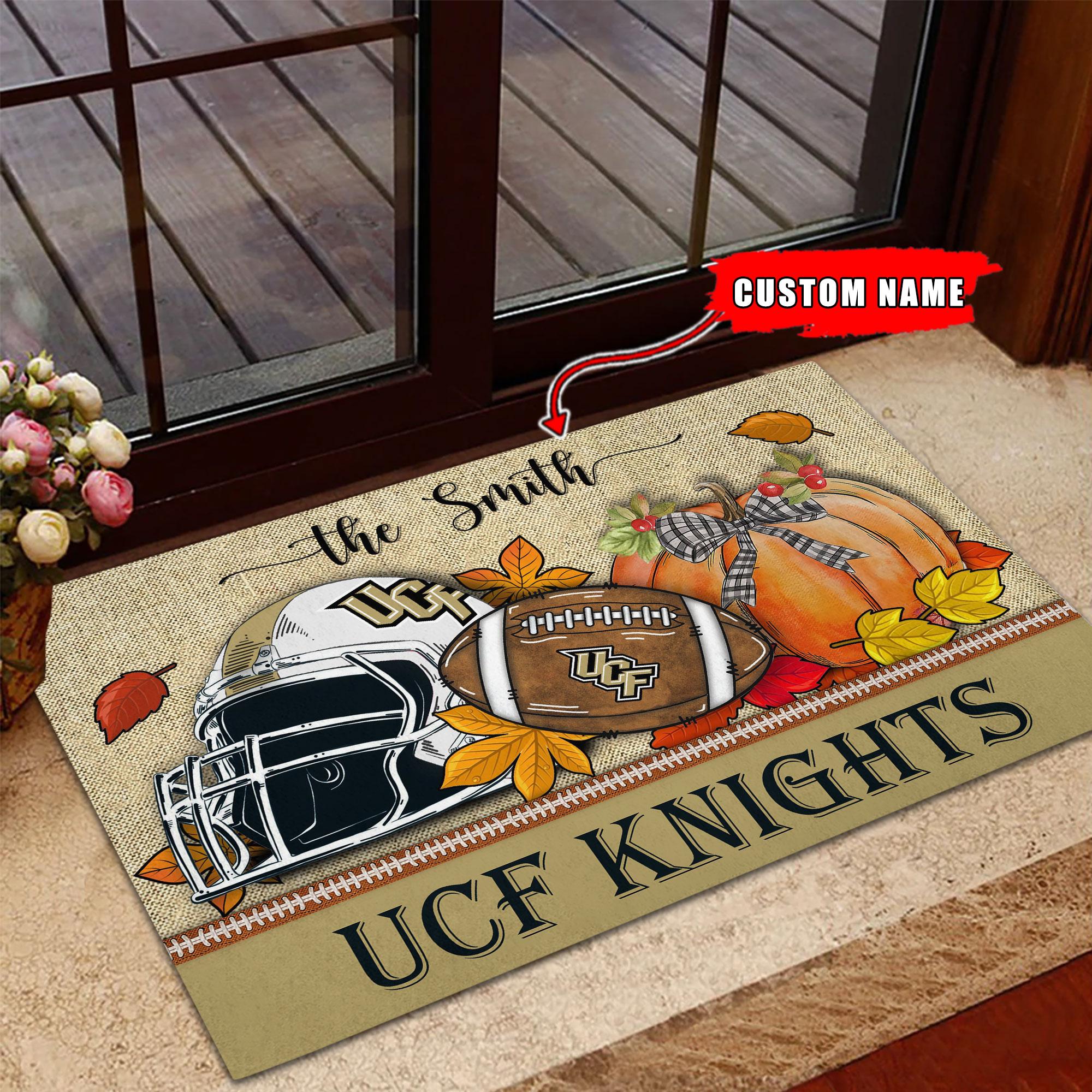 UCF Knights Fall Football Doormat