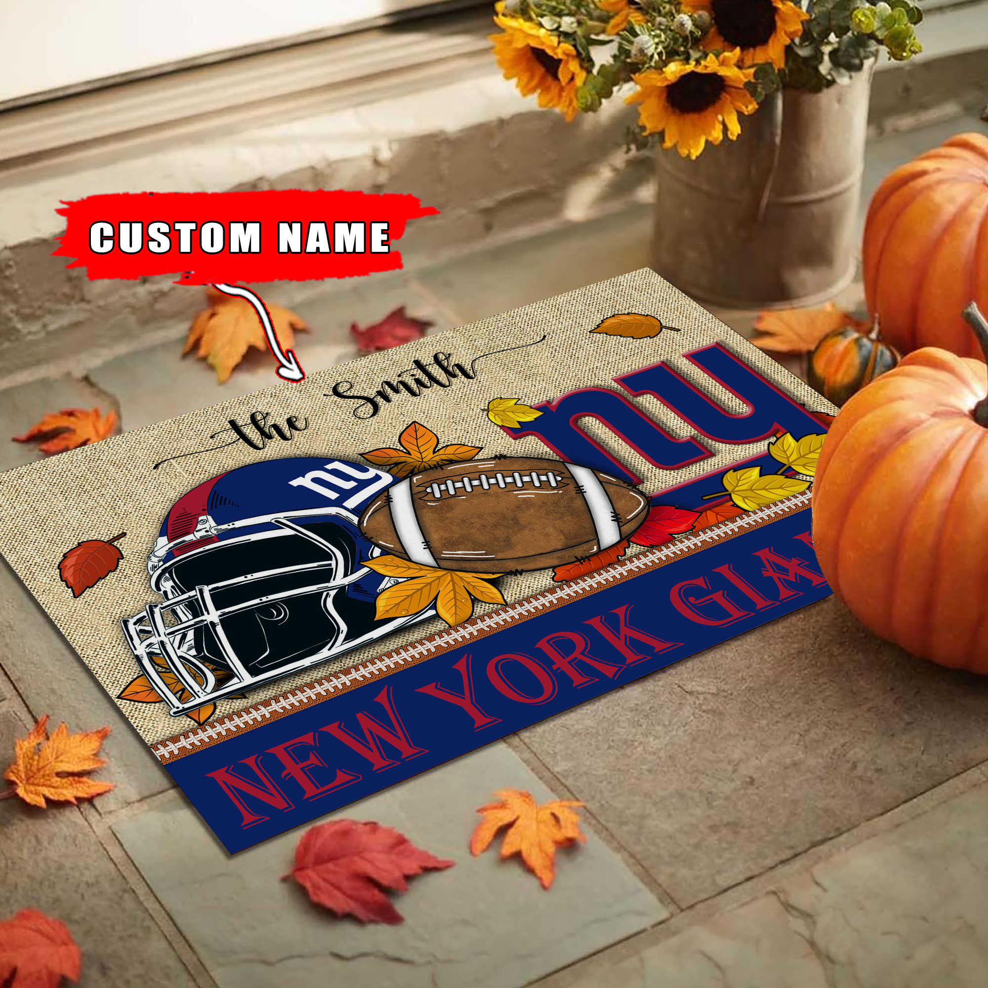 New York Giants Football Doormat