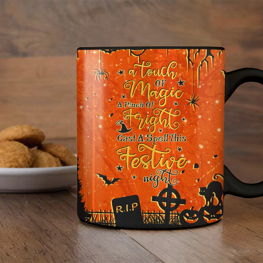 Witch Witches Black Custom Mug, Halloween Mug, Gift for Halloween - Image 3