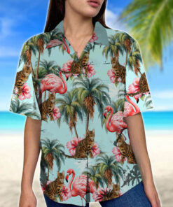 Hawaiian Shirt Personalized Beach Hawaii Shirt With Picture, Tropical Floral Pattern Hawaiian Shirt, Summer Gifts