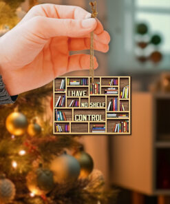 Alternative view of Book ornament Personalized Book Wooden Ornament Personalized Your Name, Christmas Gift For Book Lovers, Christmas Decorations