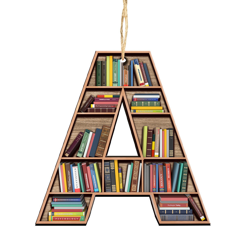 Book ornament Personalized Book Wooden Ornament Personalized Your Name, Christmas Gift For Book Lovers, Christmas Decorations - Image 6