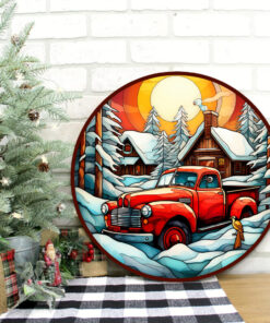 Alternative view of Christmas Wood Sign Christmas Wooden Sign, Christmas Wreath Sign, Christmas Signs, Christmas Door Sign, Christmas Decorations