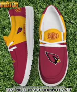 31 Arizona Cardinals Football Hey Dude Canvas Loafer Shoes
