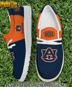 NCA03 Auburn Tigers Hey Dude Canvas Loafer Shoes