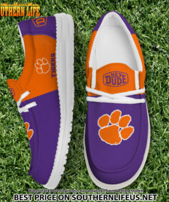 NCA05 Clemson Tigers Hey Dude Canvas Loafer Shoes