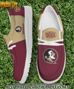 NCA07 Florida State Seminoles Hey Dude Canvas Loafer Shoes