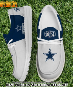02 Dallas Cowboys Football Hey Dude Canvas Loafer Shoes
