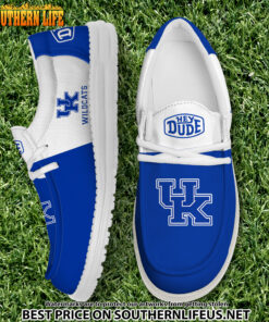 NCA12 Kentucky Wildcats Hey Dude Canvas Loafer Shoes