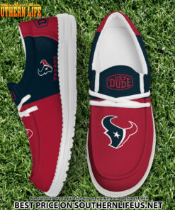 28 Houston Texans Football Hey Dude Canvas Loafer Shoes