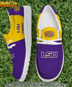 NCA13 LSU Tigers Hey Dude Canvas Loafer Shoes