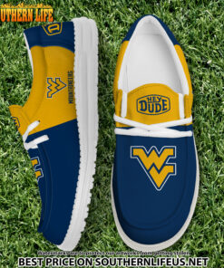 NCA14 West Virginia Mountaineers Hey Dude Canvas Loafer Shoes
