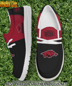 NCA22 Arkansas Razorbacks Hey Dude Canvas Loafer Shoes