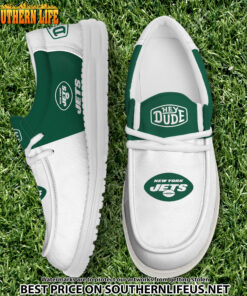 18 New York Jets Football Hey Dude Canvas Loafer Shoes