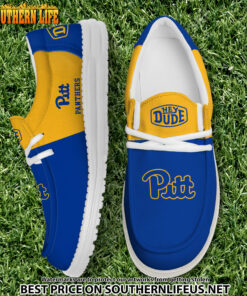 NCA28 Pittsburgh Panthers Hey Dude Canvas Loafer Shoes