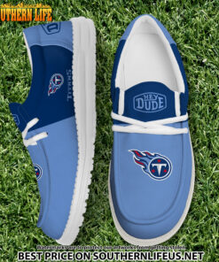 19 Tennessee Titans Football Hey Dude Canvas Loafer Shoes