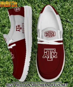 NCA31 Texas A&M Aggies Hey Dude Canvas Loafer Shoes