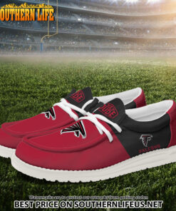 Alternative view of 30 Atlanta Falcons Football Hey Dude Canvas Loafer Shoes
