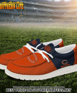Alternative view of 22 Chicago Bears Football Hey Dude Canvas Loafer Shoes