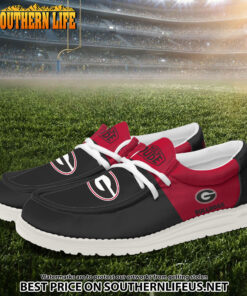 Alternative view of NCA08 Georgia Bulldogs Hey Dude Canvas Loafer Shoes