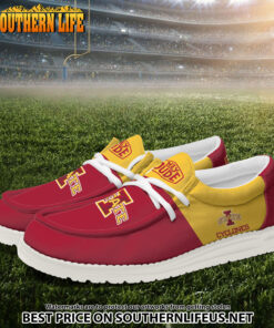 Alternative view of NCA11 Iowa State Cyclones Hey Dude Canvas Loafer Shoes