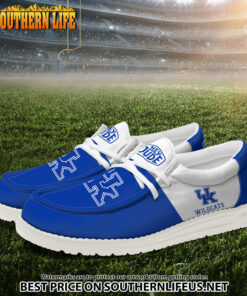 Alternative view of NCA12 Kentucky Wildcats Hey Dude Canvas Loafer Shoes