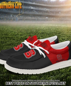 Alternative view of NCA18 NC State Wolfpack Hey Dude Canvas Loafer Shoes