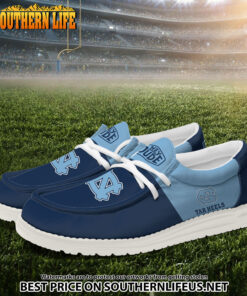 Alternative view of NCA20 North Carolina Tar Heels Hey Dude Canvas Loafer Shoes