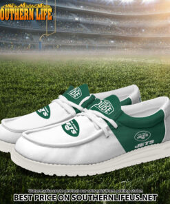 Alternative view of 18 New York Jets Football Hey Dude Canvas Loafer Shoes