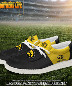 Alternative view of NCA24 Iowa Hawkeyes Hey Dude Canvas Loafer Shoes