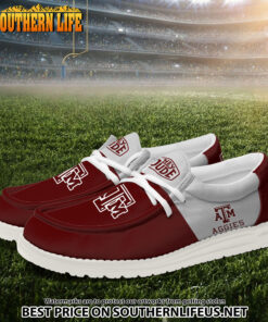Alternative view of NCA31 Texas A&M Aggies Hey Dude Canvas Loafer Shoes