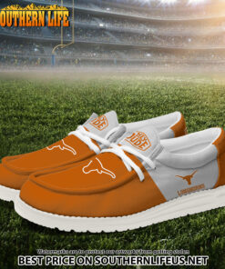 Alternative view of NCA32 Texas Longhorns Hey Dude Canvas Loafer Shoes