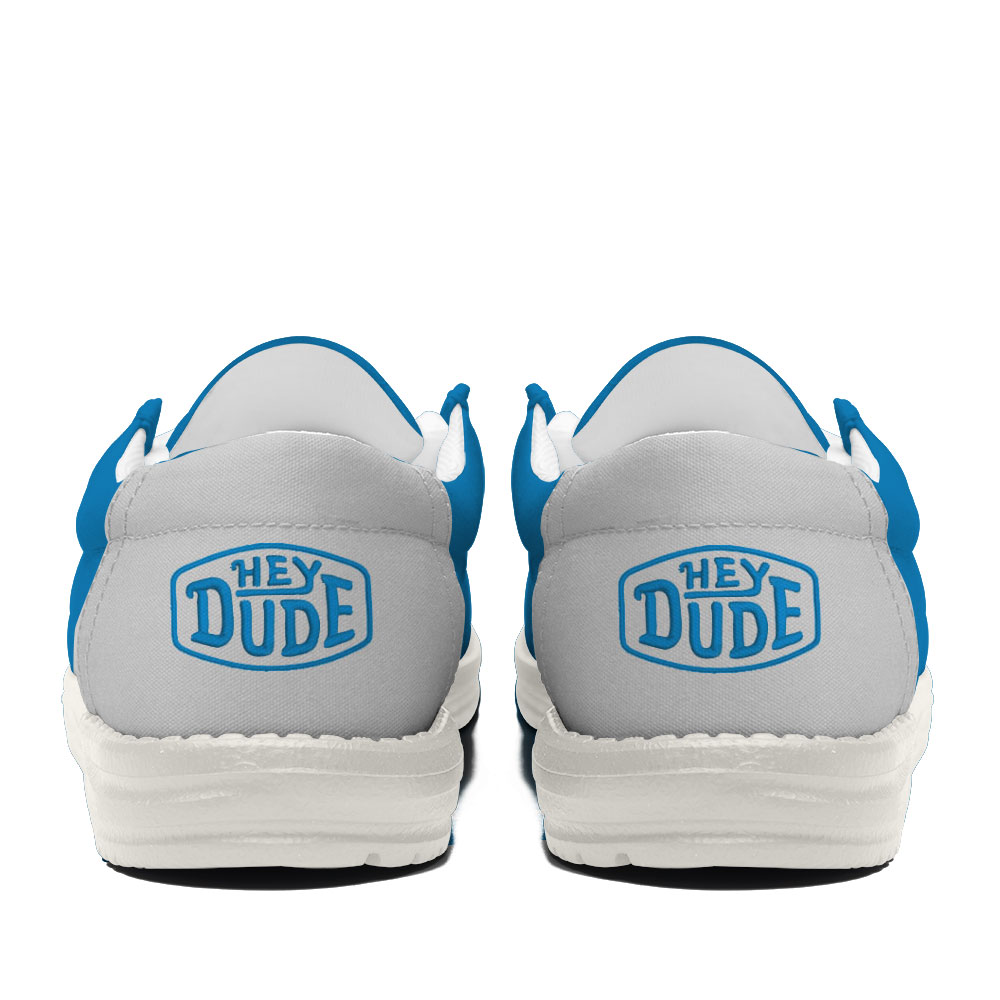 11 Detroit Lions Football Hey Dude Canvas Loafer Shoes - Image 4