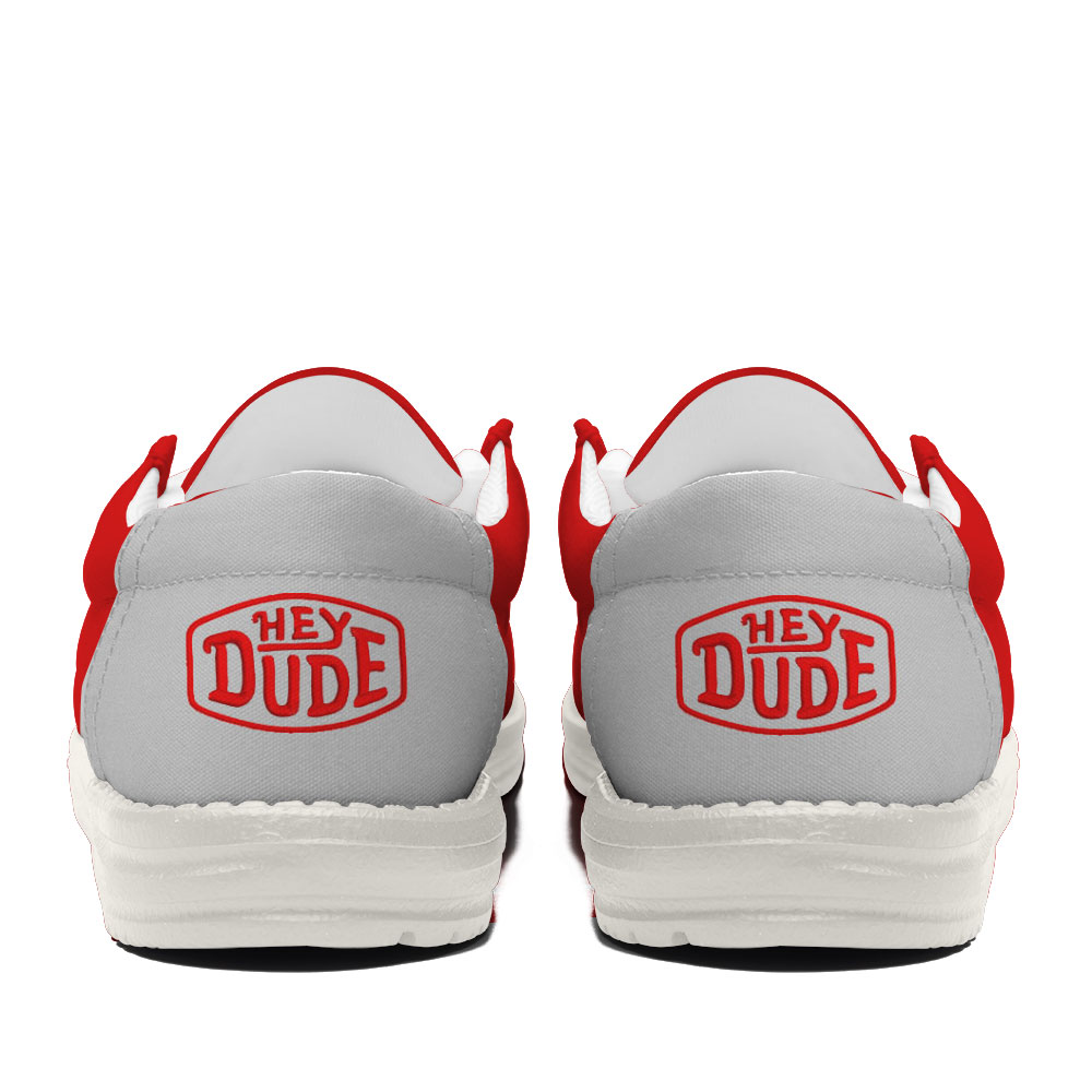 09 Tampa Bay Buccaneers Football Hey Dude Canvas Loafer Shoes - Image 4