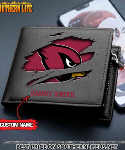 Alternative view of 31 Arizona Cardinals Men's Leather Wallet Custom Name
