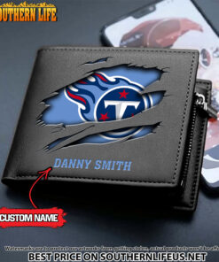 Alternative view of 19 Tennessee Titans Men's Leather Wallet Custom Name