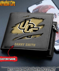 Alternative view of NCAA33 UCF Knights Men’s Leather Wallet Custom Name