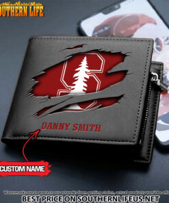Alternative view of NCAA35 Stanford Cardinal Men’s Leather Wallet Custom Name