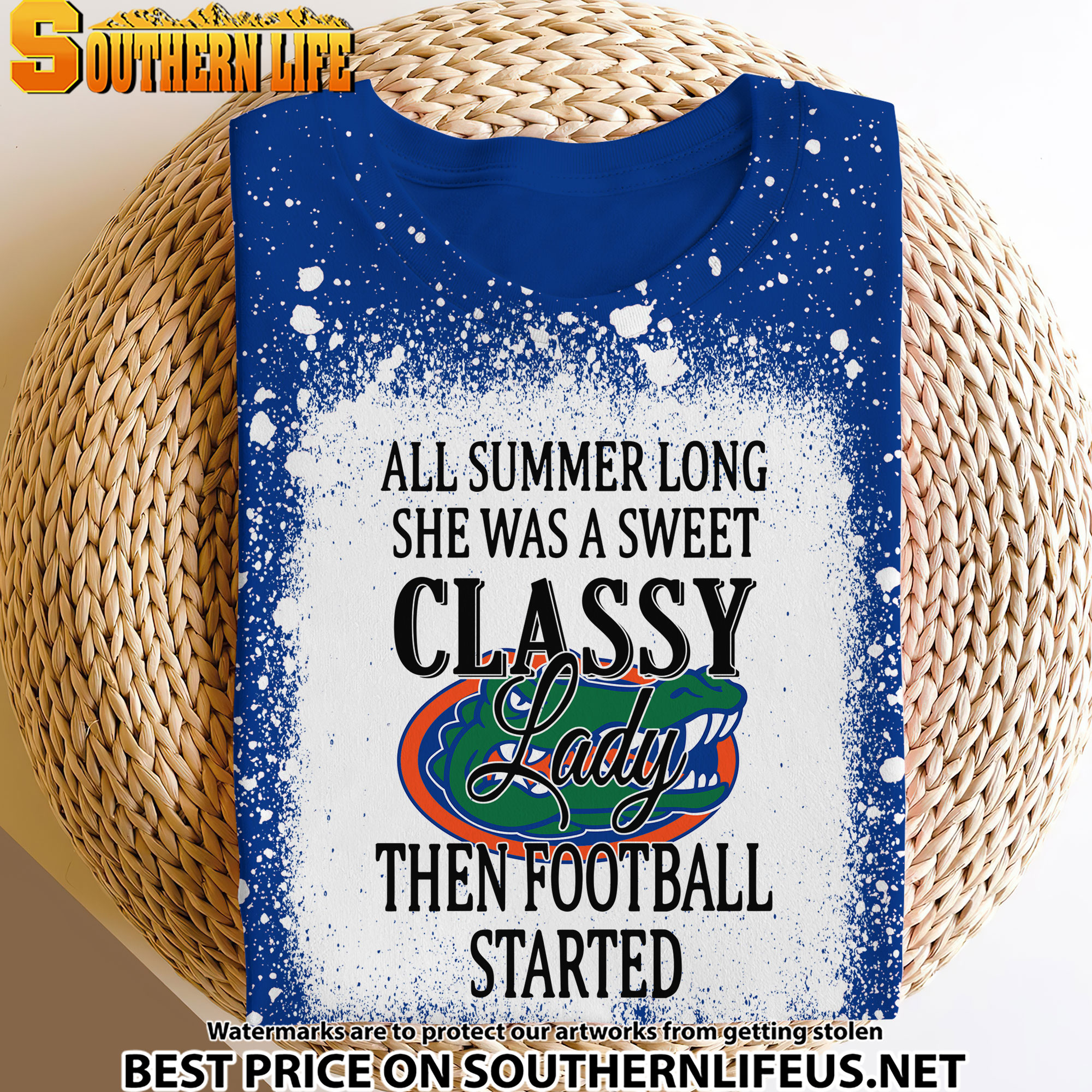 NCAA06 Florida Gators Sweet And Classy Lady Bleached 3D Printed Hoodie, TShirt, Sweatshirt - Image 3
