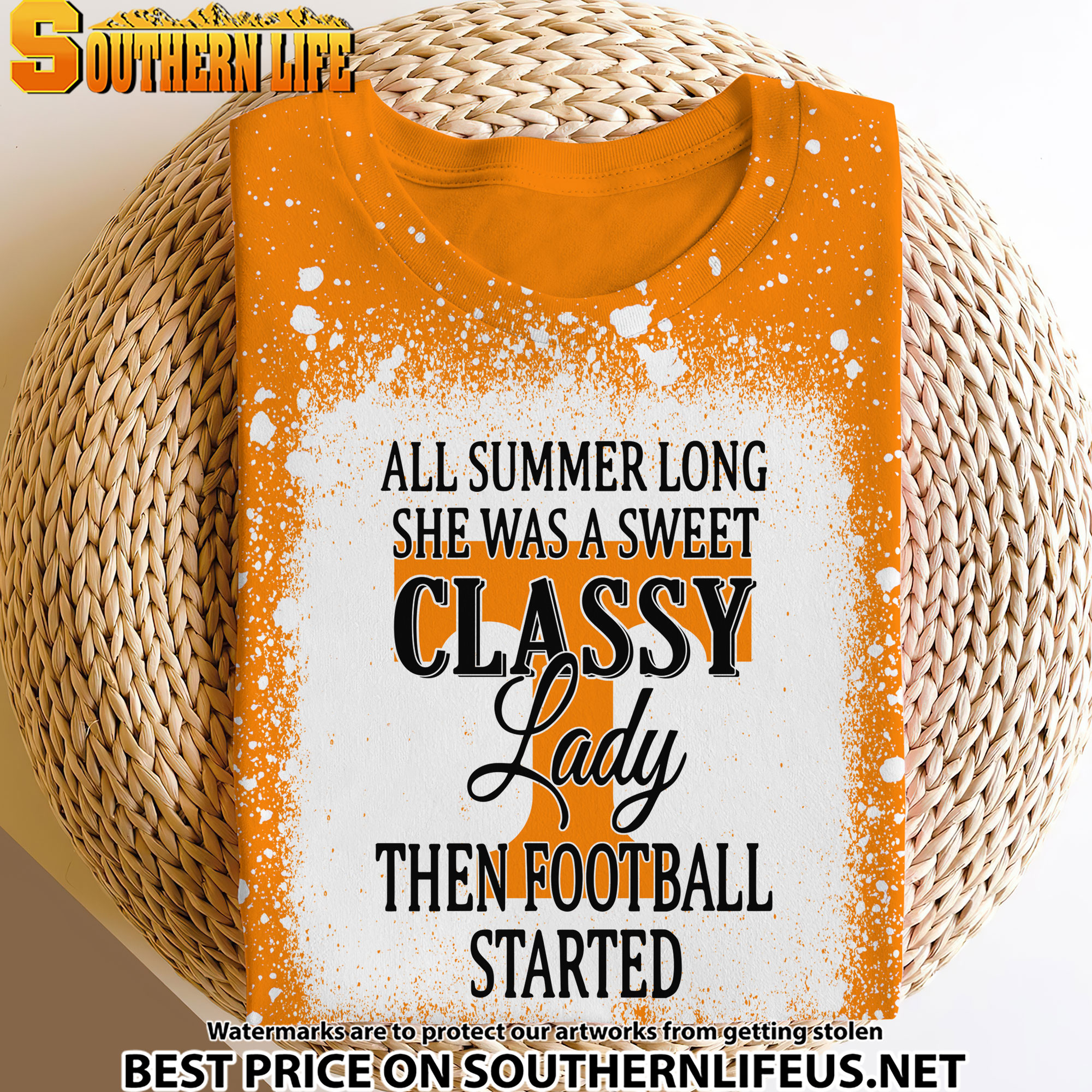 NCAA09 Tennessee Volunteers Sweet And Classy Lady Bleached 3D Printed Hoodie, TShirt, Sweatshirt - Image 3