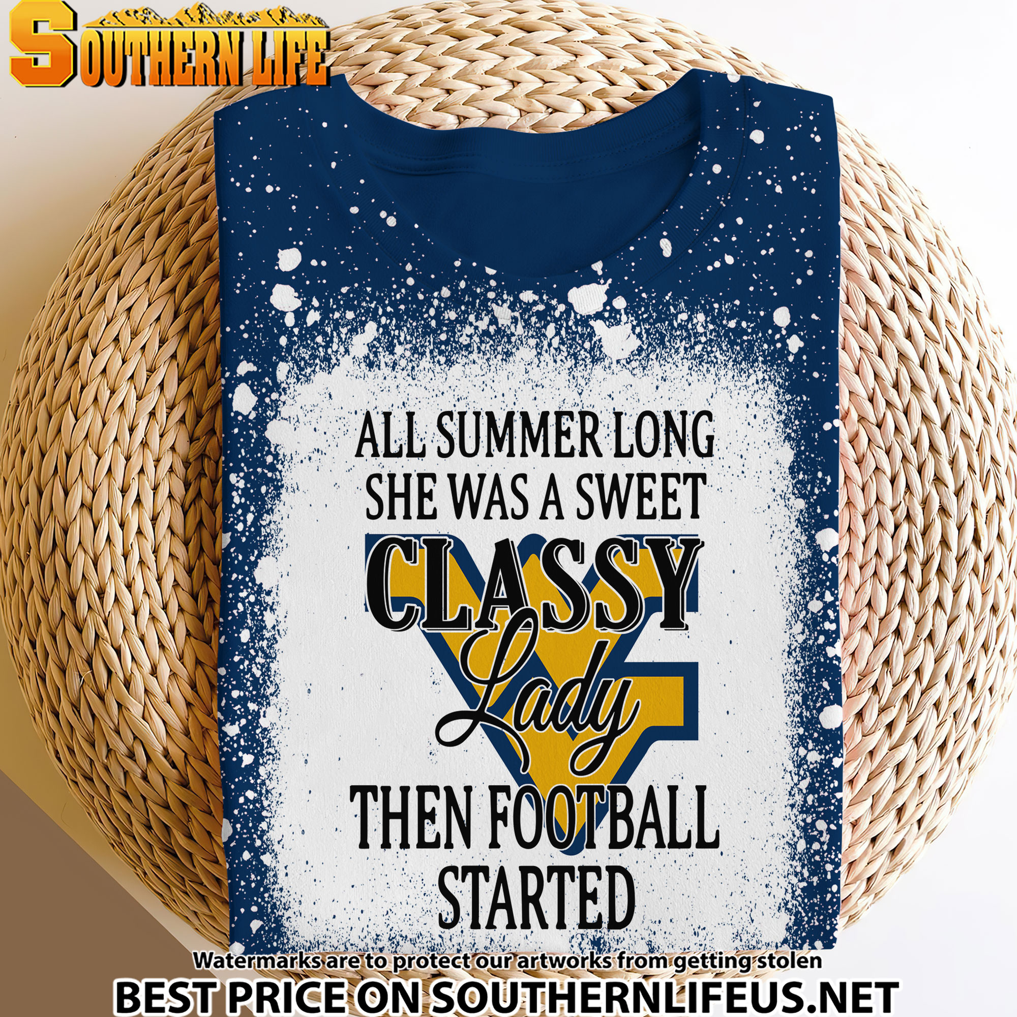 NCAA14 West Virginia Mountaineers Sweet And Classy Lady Bleached 3D Printed Hoodie, TShirt, Sweatshirt - Image 3