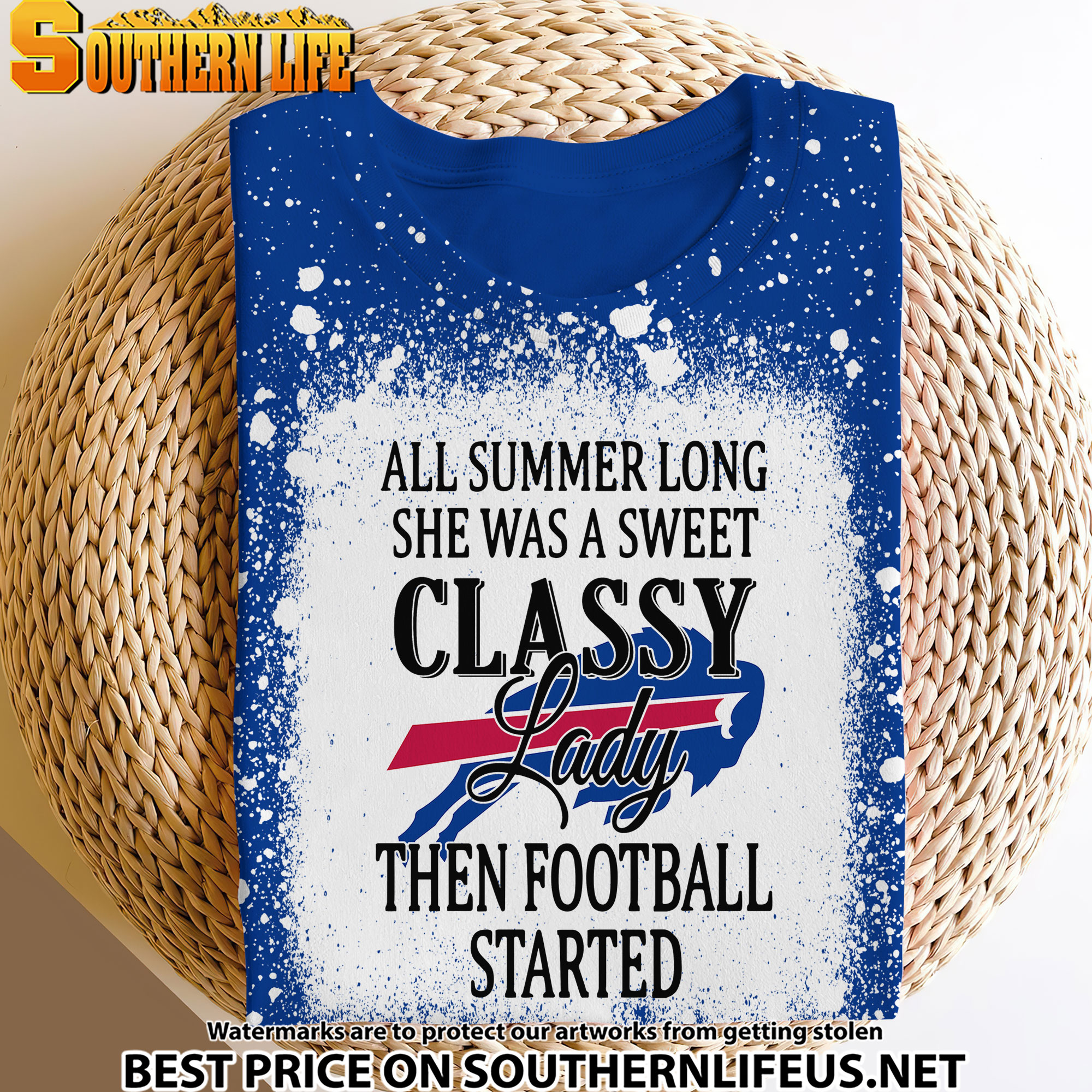 13 Buffalo Bills Sweet And Classy Lady Bleached 3D Printed Hoodie, TShirt, Sweatshirt - Image 3