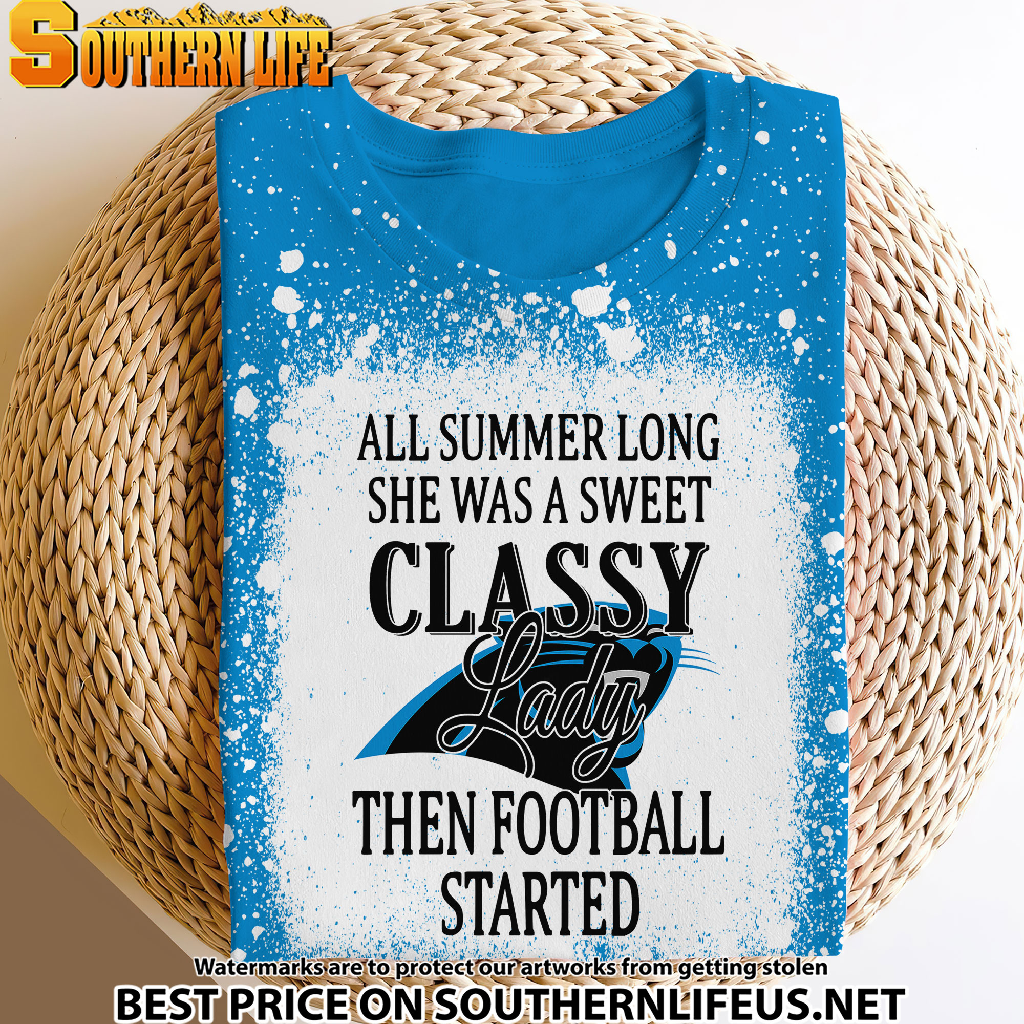 23 Carolina Panthers Sweet And Classy Lady Bleached 3D Printed Hoodie, TShirt, Sweatshirt - Image 3