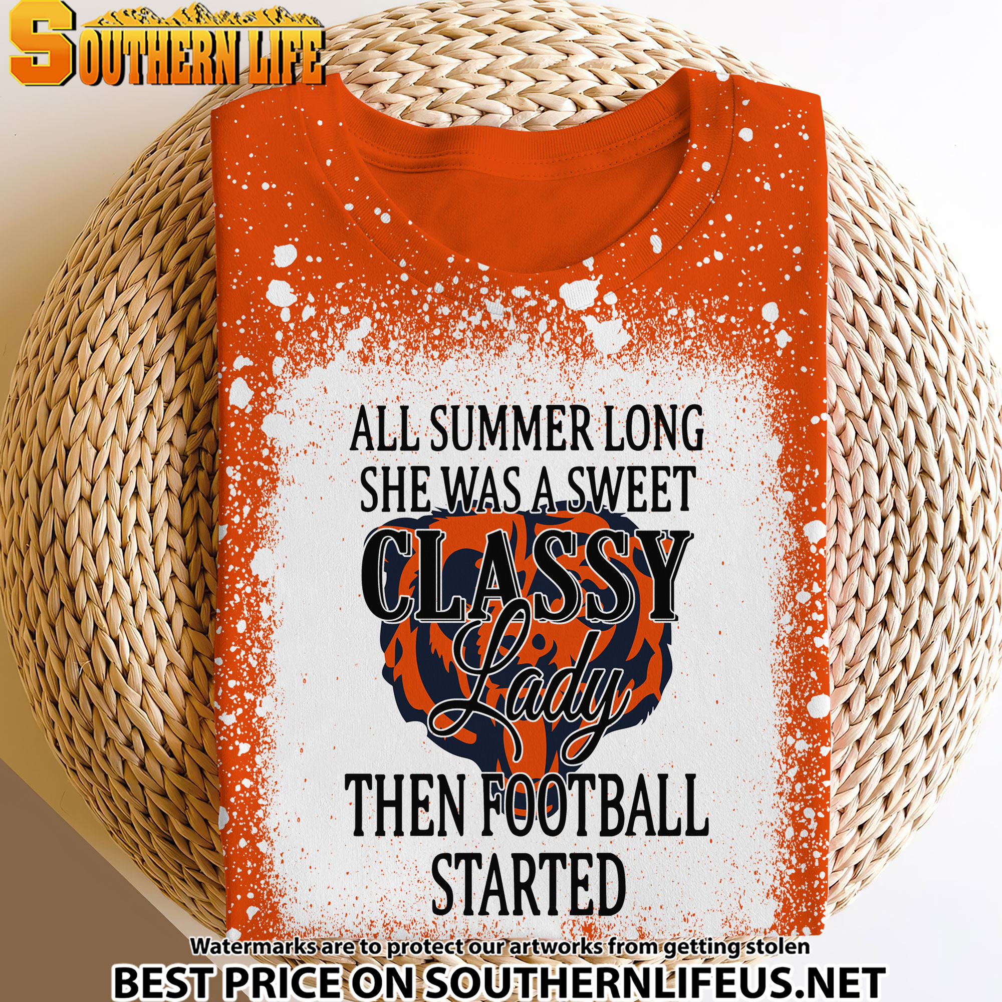 22 Chicago Bears Sweet And Classy Lady Bleached 3D Printed Hoodie, TShirt, Sweatshirt - Image 3