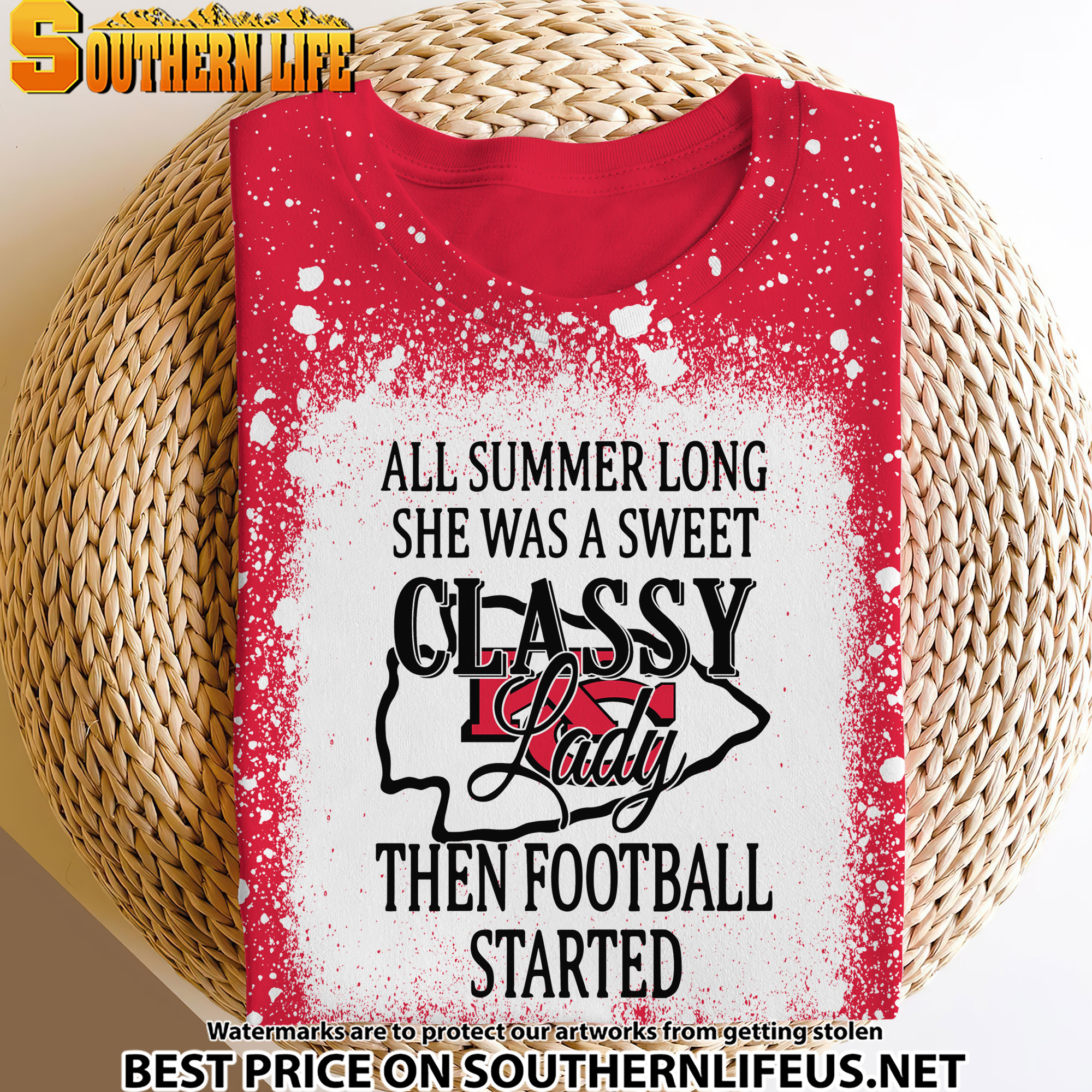 01 Kansas City Chiefs Sweet And Classy Lady Bleached 3D Printed Hoodie, TShirt, Sweatshirt - Image 3