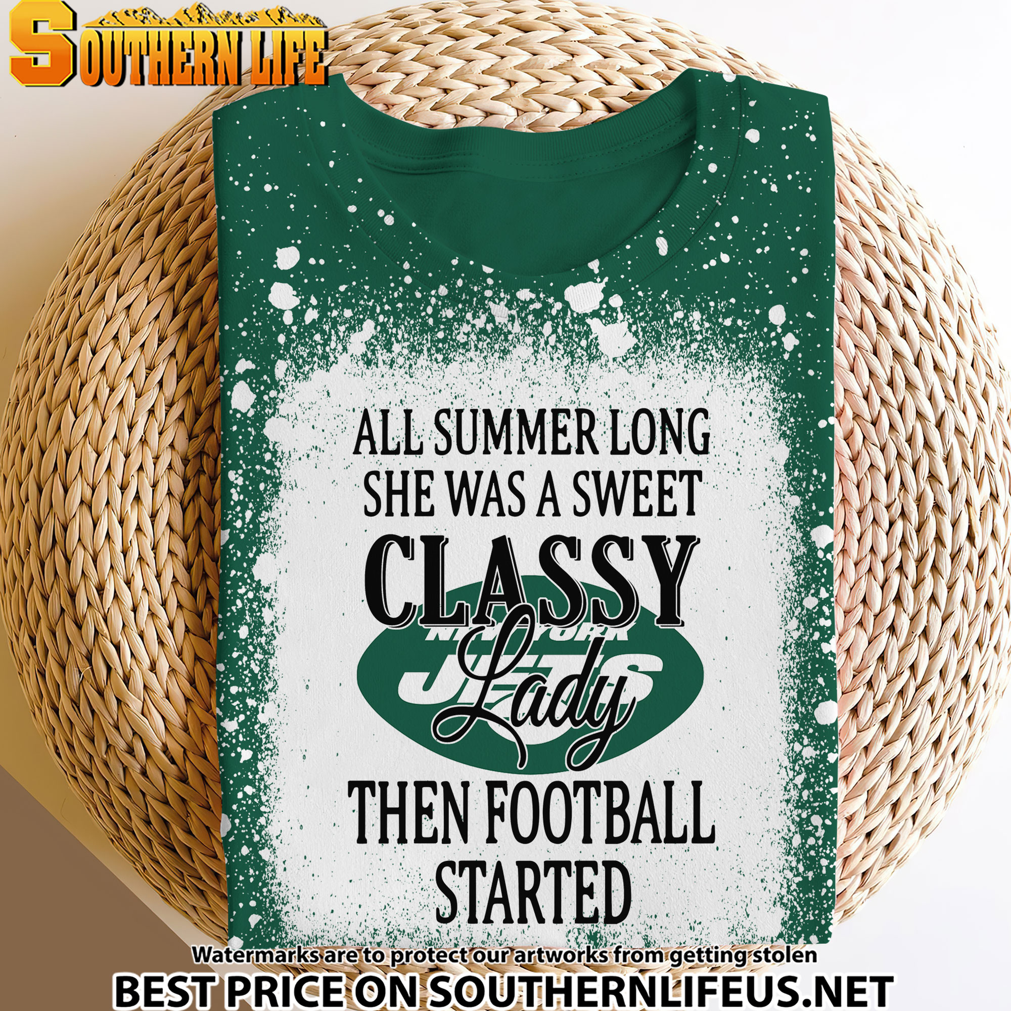 18 New York Jets Sweet And Classy Lady Bleached 3D Printed Hoodie, TShirt, Sweatshirt - Image 3