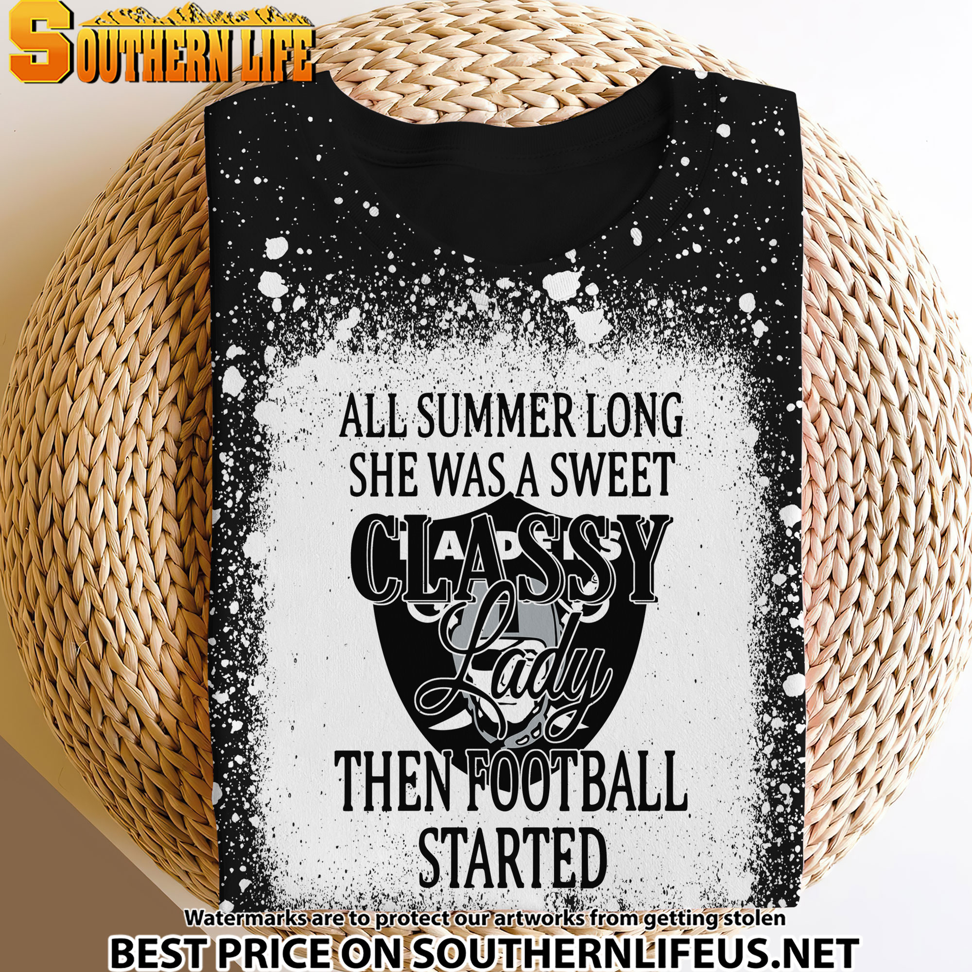 16 Las Vegas Raiders Sweet And Classy Lady Bleached 3D Printed Hoodie, TShirt, Sweatshirt - Image 3